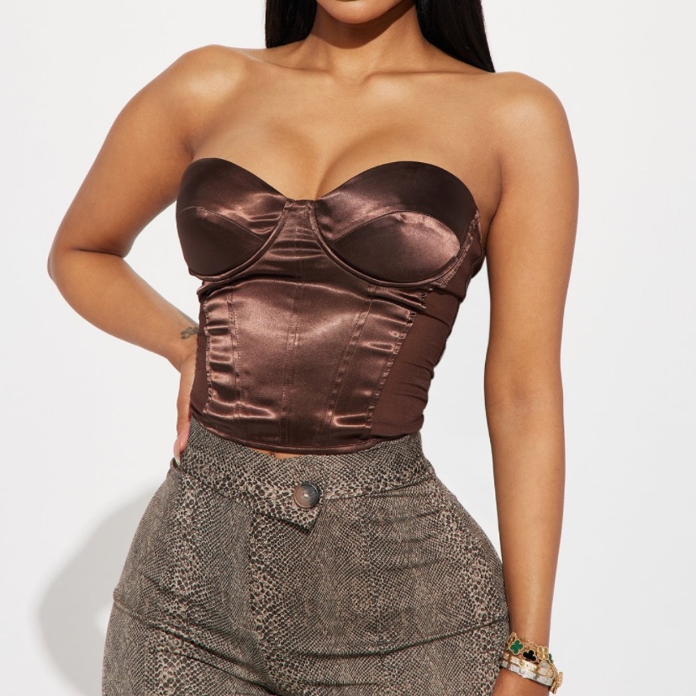 Satin Corset Top